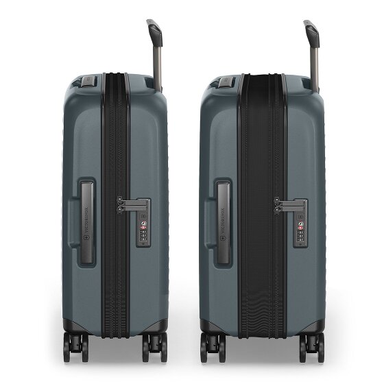 Victorinox Airox Advanced 4 Rollen Kabinentrolley S 55 cm Laptopfach mit Dehnfalte