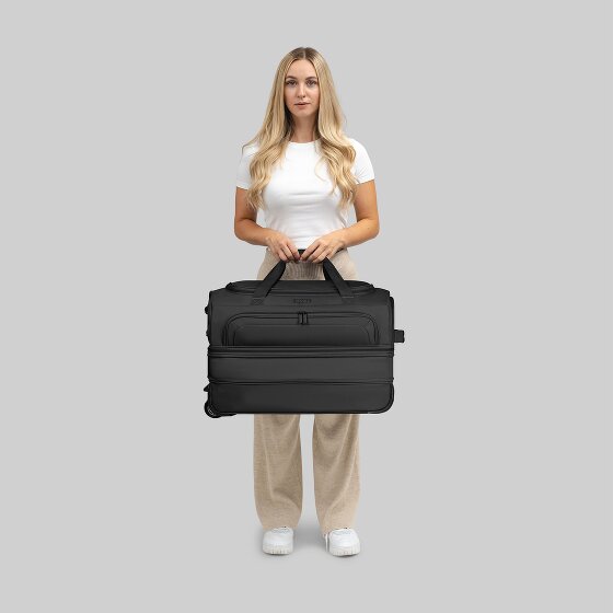 Redolz Duffle Essentials 2-Rollen Reisetasche 55 cm M mit Dehnfalte