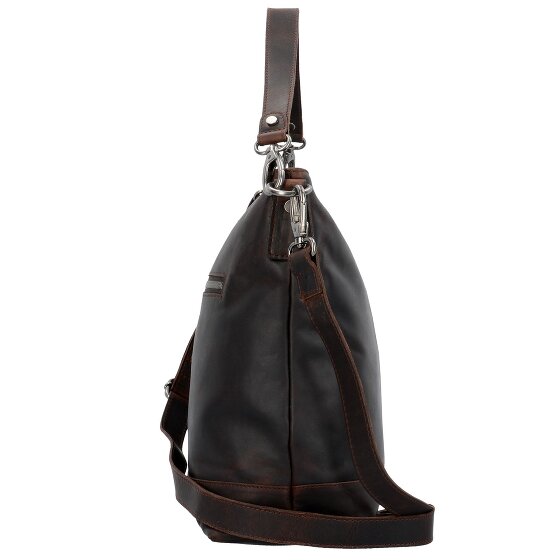 The Chesterfield Brand Wax Pull Up Schultertasche Leder 32 cm