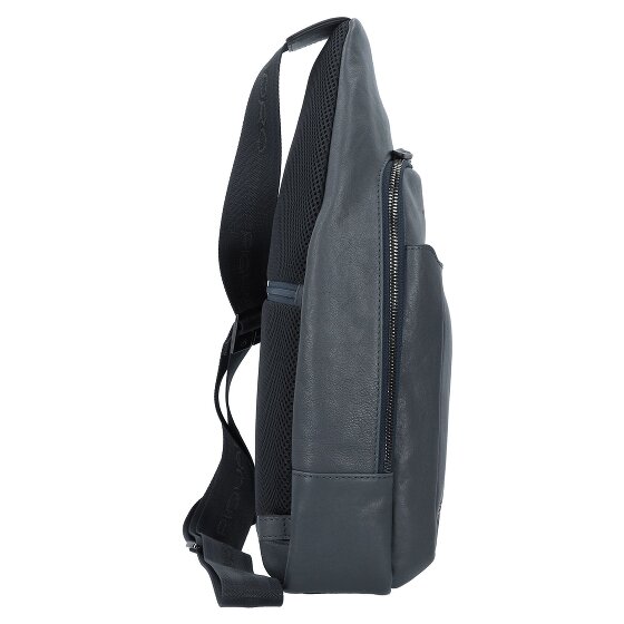 Piquadro Black Square Umhängetasche Leder 20 cm