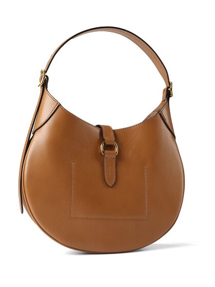 POLO RALPH LAUREN Polo ID Handtasche Leder 25 cm