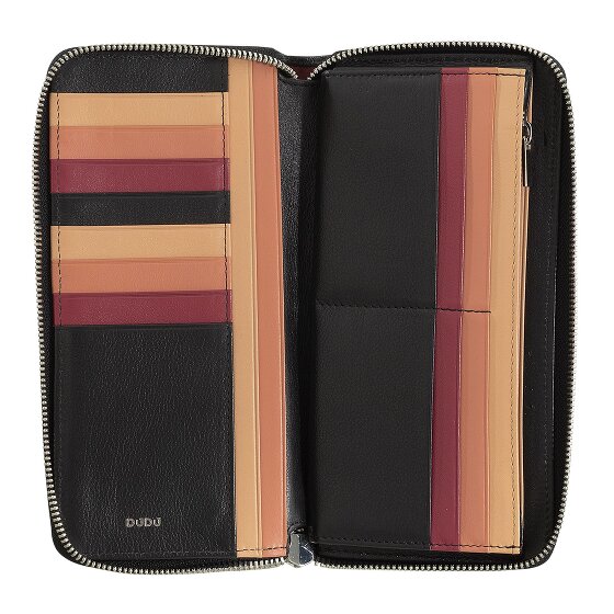 DuDu Geldbörse RFID Schutz Leder 20 cm