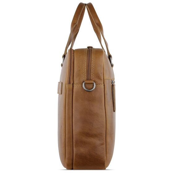 Klondike 1896 Gold Brain Aktentasche Leder 35 cm Laptopfach