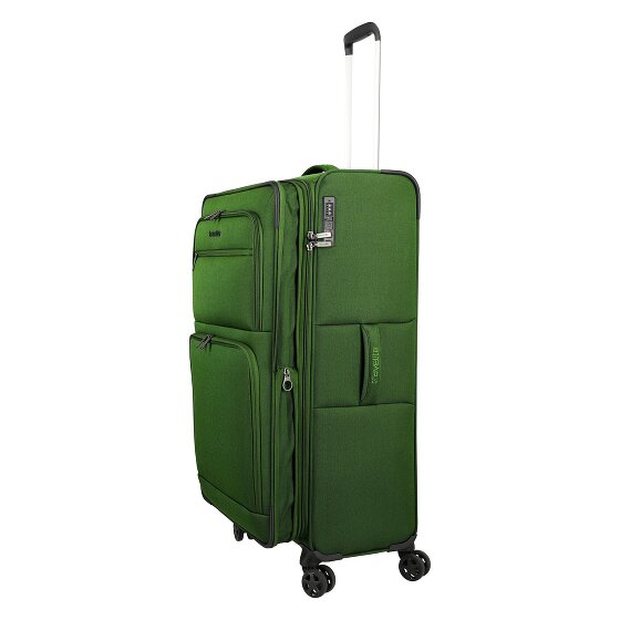 Travelite Cubis 4 Rollen Trolley L 83 cm mit Dehnfalte