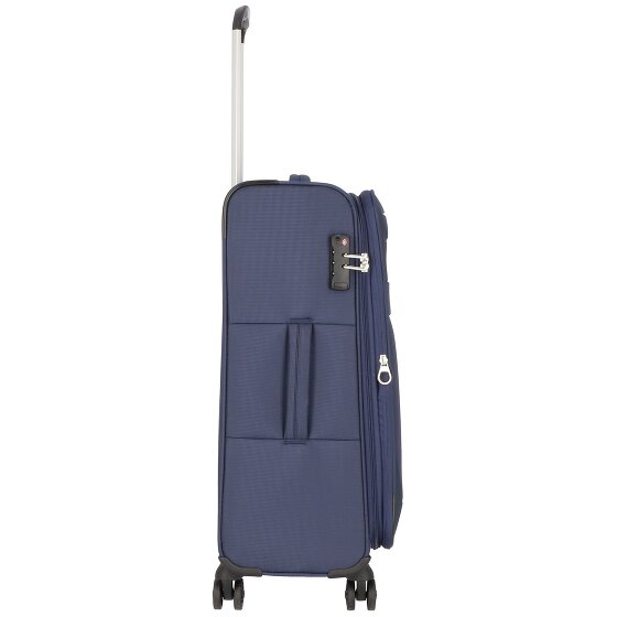 Worldpack Dublin 4 Rollen Kofferset 3-teilig mit Dehnfalte