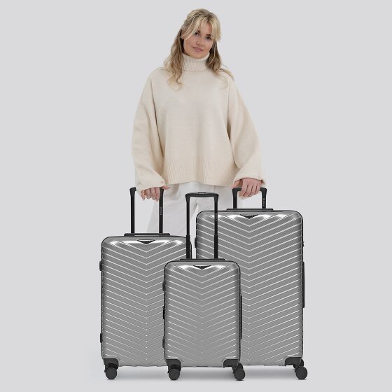 Redolz Essentials 18 4 Rollen Kofferset 3-teilig mit Dehnfalte