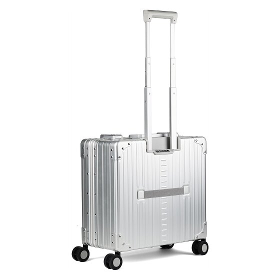 Aleon Deluxe 4-Rollen Businesstrolley Aluminium 45 cm