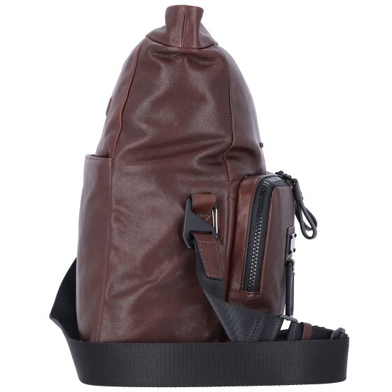Piquadro Harper Umhängetasche Leder 34 cm Laptopfach