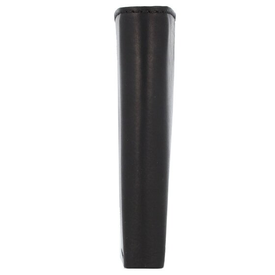 Greenburry Pure Black Geldbörse RFID Schutz Leder 11 cm