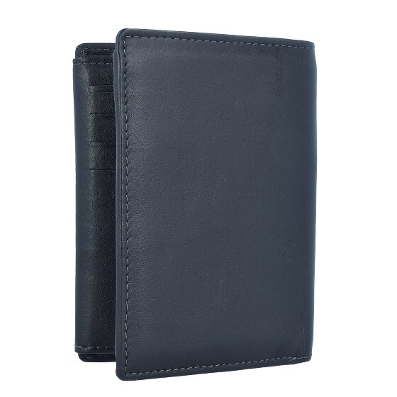 Greenland Nature Black Nappa Geldbörse RFID 9,5 cm