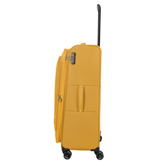 Travelite Umbria 4 Rollen Trolley L 77 cm mit Dehnfalte