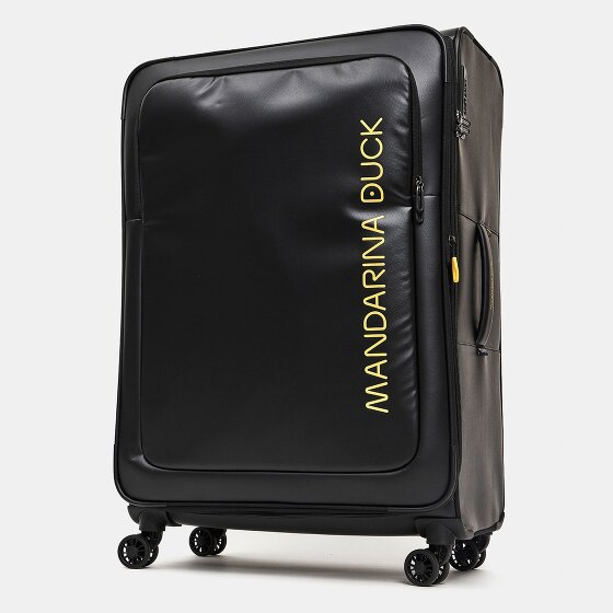 Mandarina Duck Eco Coated 4 Rollen Trolley XL 83 cm mit Dehnfalte