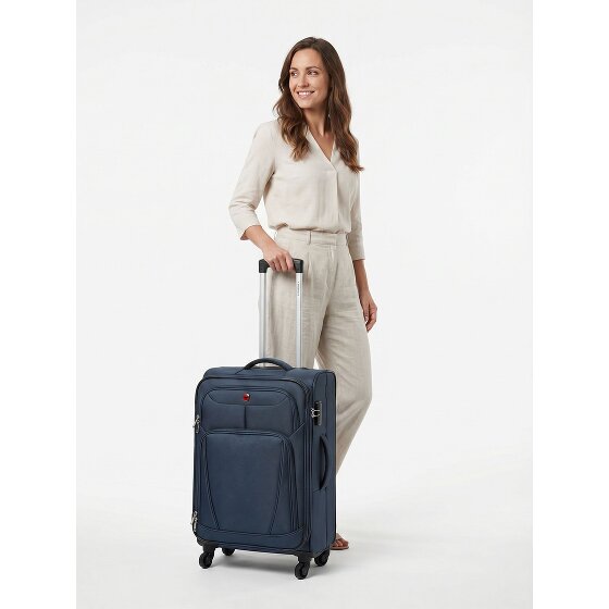 Wenger Beaumont 4 Rollen Trolley M 67 cm mit Dehnfalte