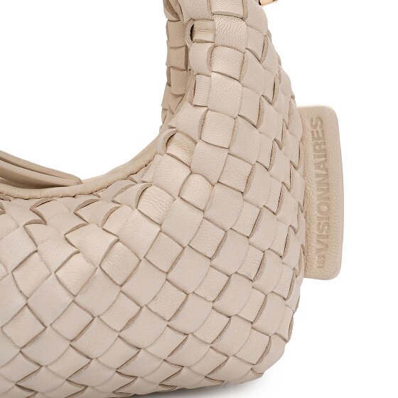 LES VISIONNAIRES Greta Micro weave Handtasche Leder 20 cm