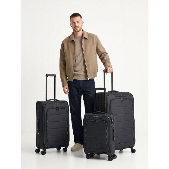 Travelite Skaii 4 Rollen Kofferset 3-teilig mit Dehnfalte