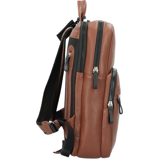 Burkely Bold Bobby Rucksack Leder 40 cm Laptopfach