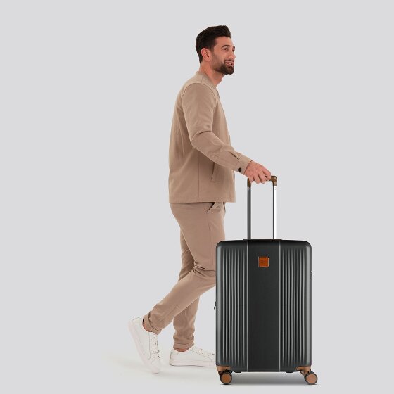 Bric's Ferrara 4 Rollen Trolley M 67 cm mit Dehnfalte