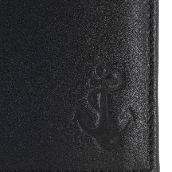 oxmox Leather Geldbörse RFID Schutz Leder 13 cm