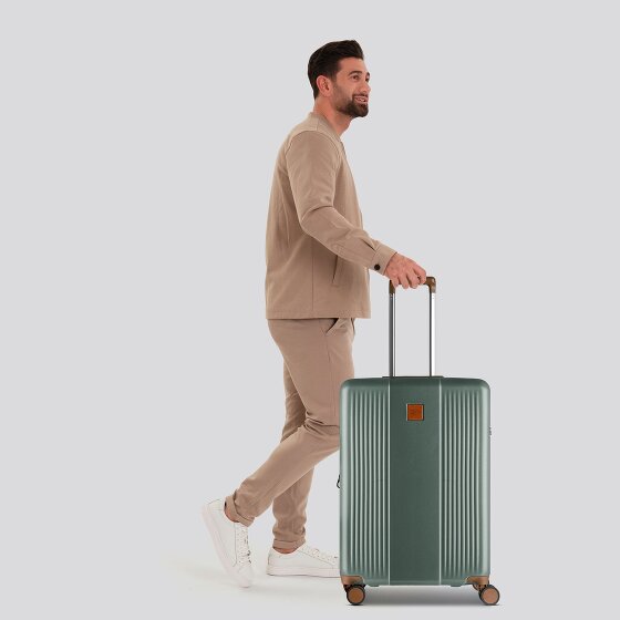 Bric's Ferrara 4 Rollen Trolley M 67 cm mit Dehnfalte
