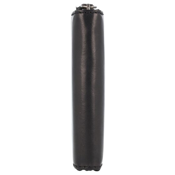 Greenburry Pure Black Geldbörse RFID Schutz Leder 10.5 cm