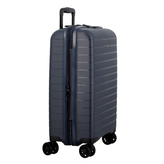 Jump Striper 4 Rollen Kabinentrolley 55 cm mit Dehnfalte