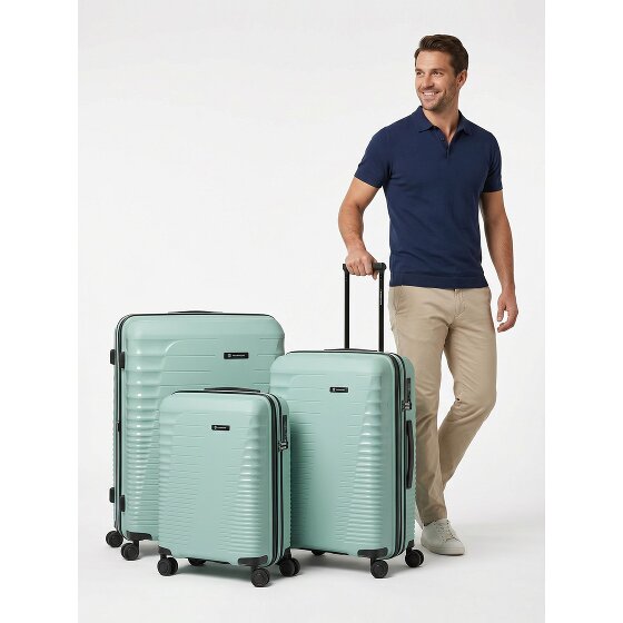 Farmhood Eco Edition 4 Rollen Kofferset 3-teilig mit Dehnfalte