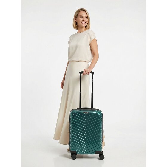 Redolz Essentials 18 4 Rollen Kabinentrolley 55 cm mit Dehnfalte