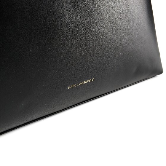 Karl Lagerfeld Autograph Schultertasche Leder 25 cm