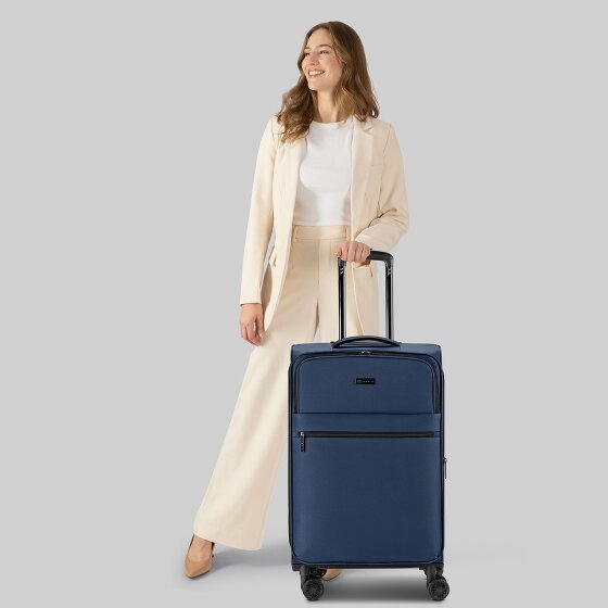 bugatti Valencia Soft 4 Rollen Trolley M 65 cm mit Dehnfalte bugatti Valencia Soft 4 Rollen Trolley M 65 cm mit Dehnfalte