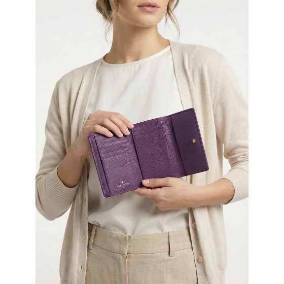 Lazarotti Bologna Leather XL Geldbörse mit Zip-Around Fach Leder 14 cm