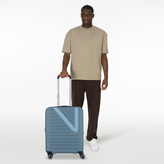 American Tourister Dynabelt 4 Rollen Kabinentrolley 55 cm mit Dehnfalte