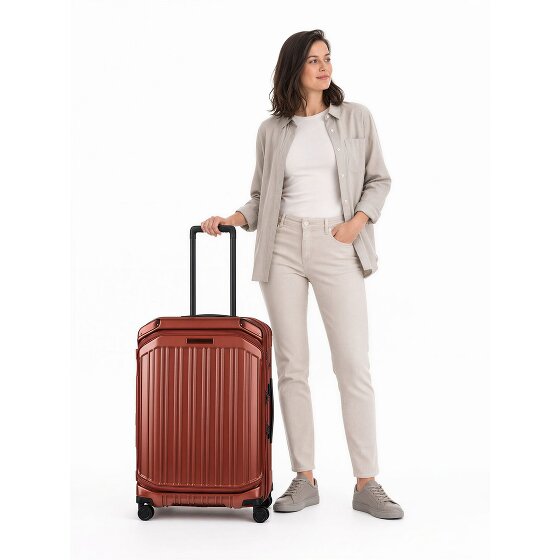 Piquadro PQ-Light 4 Rollen Trolley M 69 cm mit Dehnfalte