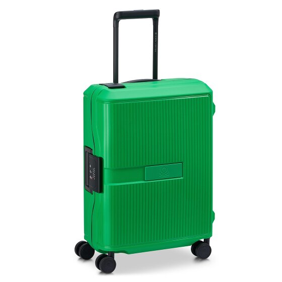 Delsey Paris x United Colors of Benetton Color Block Hardside 4-Rollen Kabinentrolley 55 cm