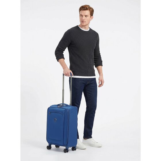 Delsey Paris Montmartre Air 4 Rollen Kabinentrolley 55 cm mit Dehnfalte
