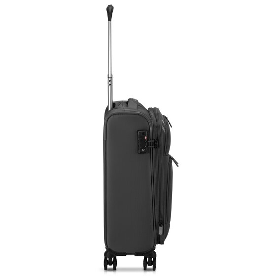 Roncato Twin 4 Rollen Kabinentrolley S 55 cm mit Dehnfalte