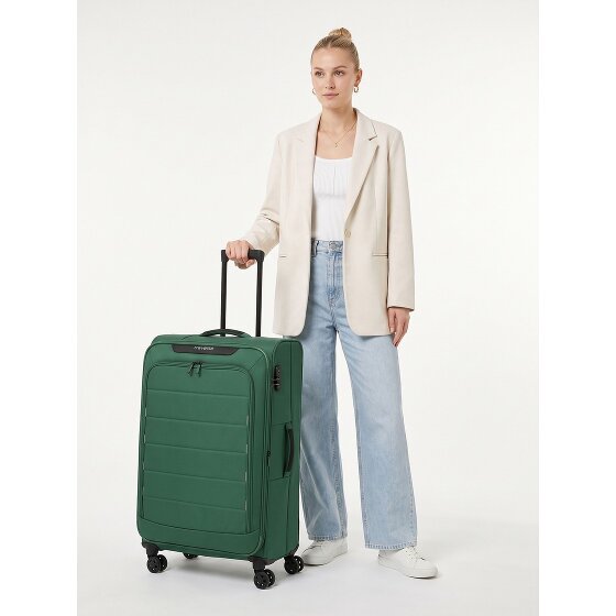 Travelite Skaii 4 Rollen Trolley L 78 cm mit Dehnfalte