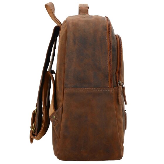 Greenland Nature Montenegro Rucksack Leder 40 cm Laptopfach