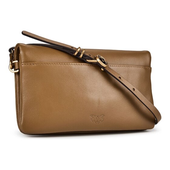 PINKO Love Soft Clutch Tasche Leder 19.5 cm