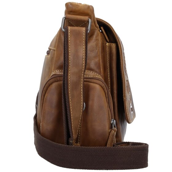 Greenburry Vintage Cafe-Racer Messenger Leder 39 cm