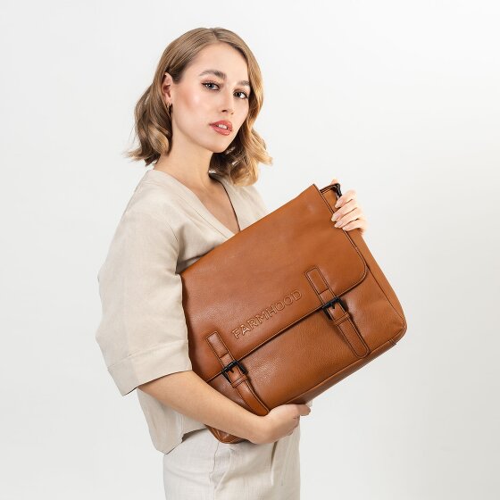 Farmhood Memphis Aktentaschen Messenger Leder 38 cm Laptopfach