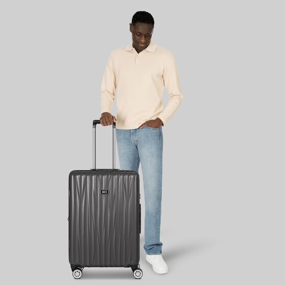 Bric's Cervia 2.0 4 Rollen Trolley M 69 cm mit Dehnfalte