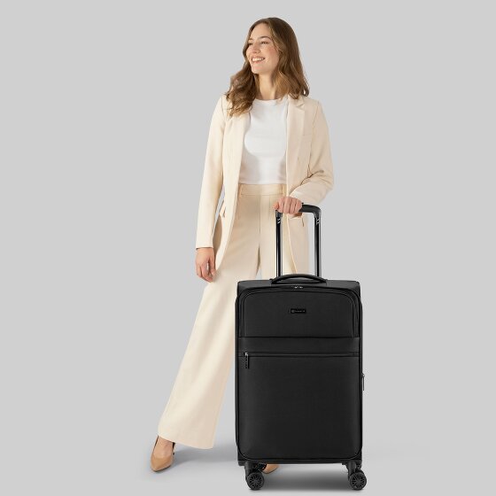 bugatti Valencia Soft 4 Rollen Trolley M 65 cm mit Dehnfalte bugatti Valencia Soft 4 Rollen Trolley M 65 cm mit Dehnfalte