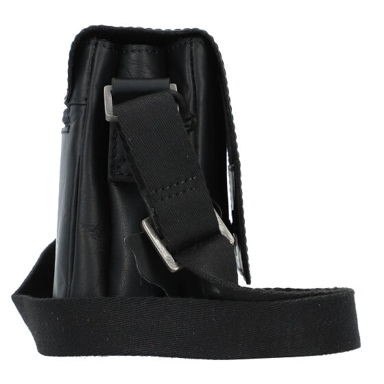 Greenburry Pure Black Umhängetasche Leder 23 cm