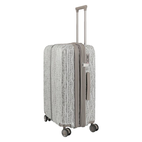 Travelite Lascana Edition 4 Rollen Trolley M 65 cm mit Dehnfalte