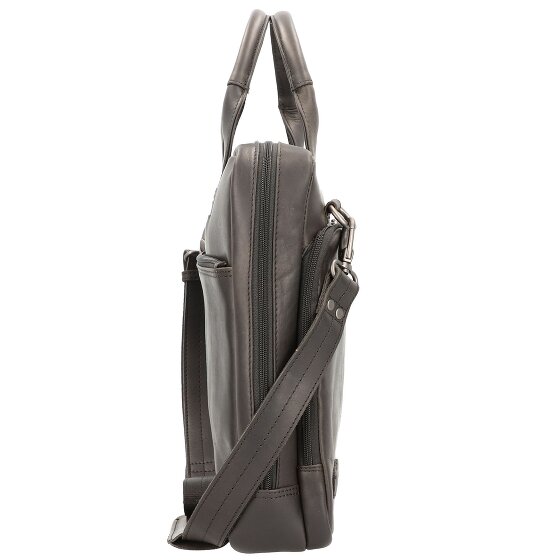 Plevier Navigator Aktentasche Leder 40 cm Laptopfach