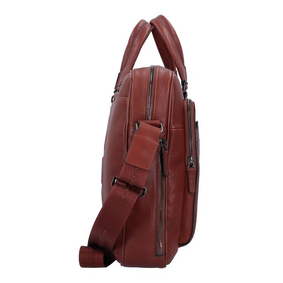 Piquadro Black Square Aktentasche Leder 40 cm Laptopfach