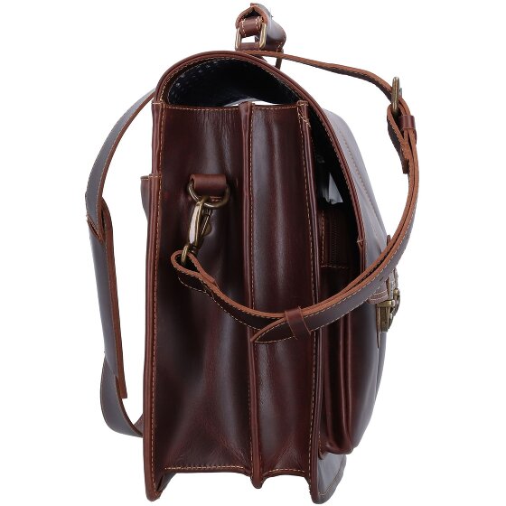 Buckle & Seam Nevada Aktentasche Leder 42 cm Laptopfach Buckle & Seam Nevada Aktentasche Leder 42 cm Laptopfach
