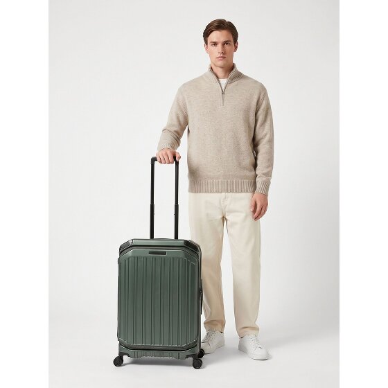 Piquadro PQ-Light 4 Rollen Trolley M 69 cm mit Dehnfalte
