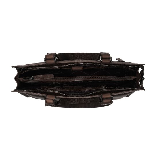The Chesterfield Brand Wax Pull Up Aktentasche Leder 40 cm Laptopfach