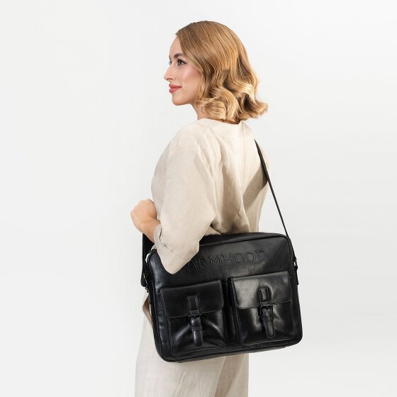 Farmhood Memphis Aktentaschen Messenger Leder 38 cm Laptopfach